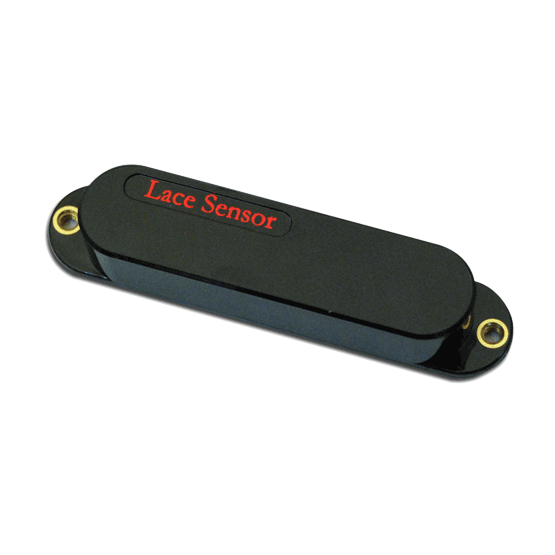 Lace Music Red Sensor Pickup - Serious High Gain Output for All Rock, Metal, Aggressive, Punk, and Pop Guitar Playing Styles - Pictured here in Black