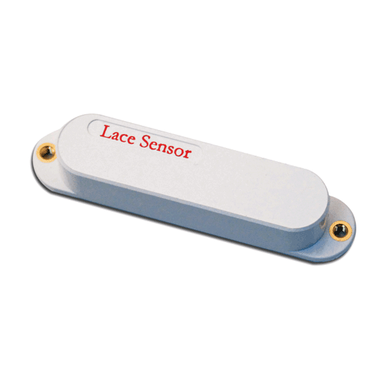 Lace Music Red Sensor Pickup - Serious High Gain Output for All Rock, Metal, Aggressive, Punk, and Pop Guitar Playing Styles - Pictured here in White